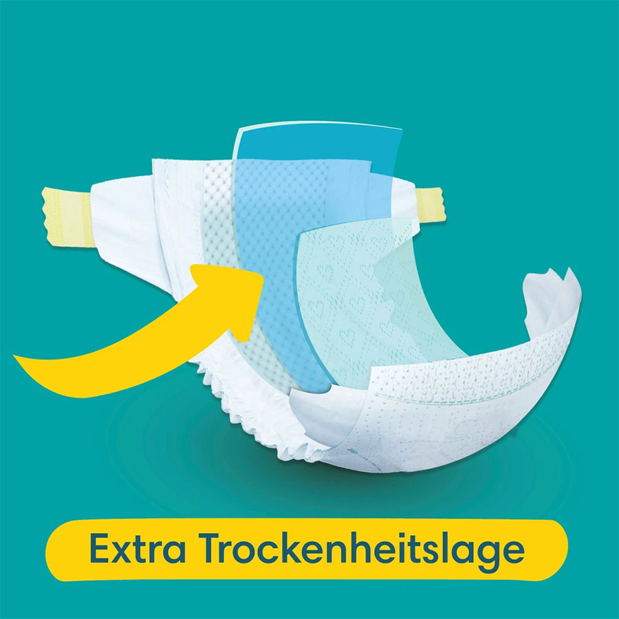 Pampers Baby Dry Größe 8 (17+ kg) 72 Stück