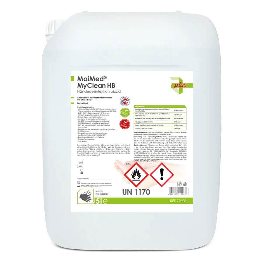 Händedesinfektion MyClean HB 5 Liter Kanister