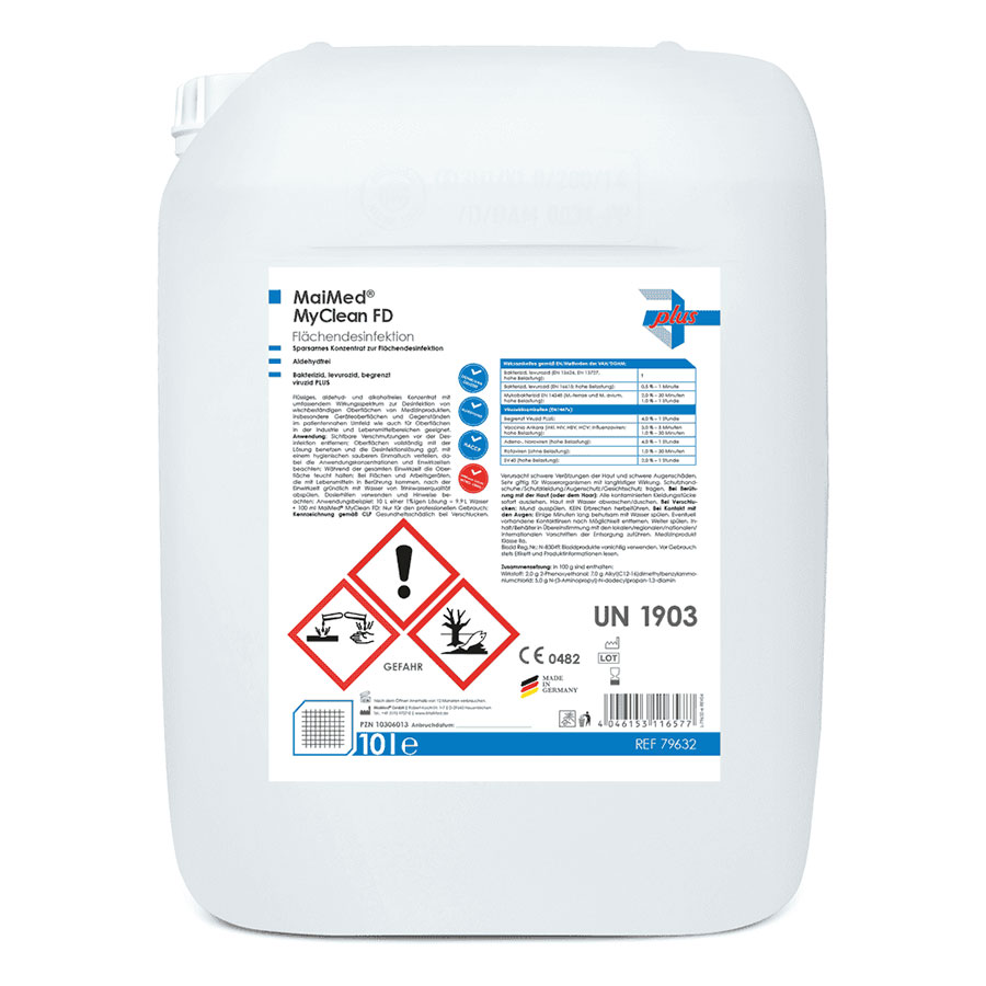 Flächendesinfektion MyClean FD 10 Liter Kanister